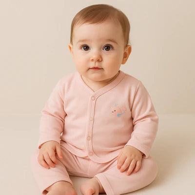 Baby Sleepsuit Light Peach