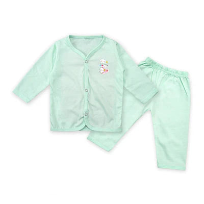 Baby Night Suit Cartoon Sea Green