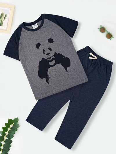 Little Panda Tee & Shorts Set
