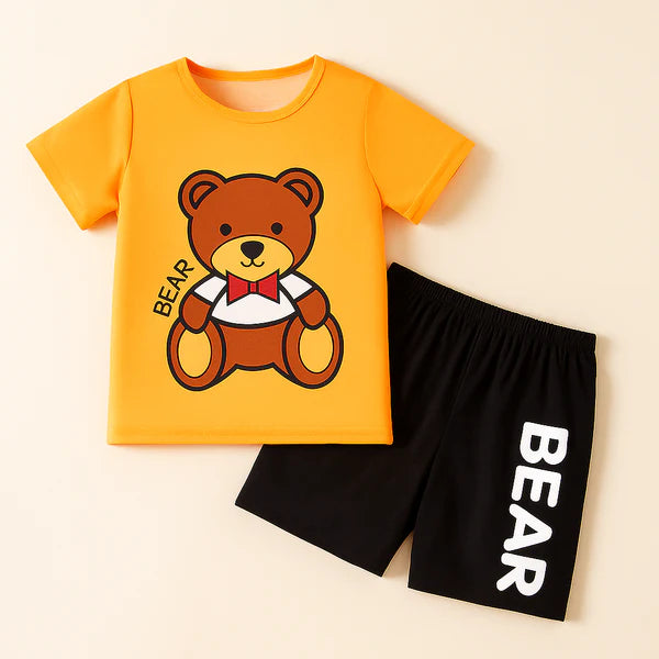 Cartoon T-Shirt & Shorts for Boys